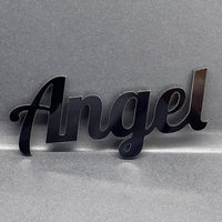 1PC Angel Emblem – 3D Multicolor Acrylic Car Badge Decal for Truck SUV Auto