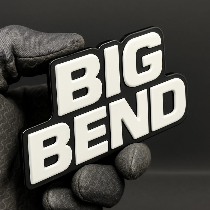 1PC BIG BEND Emblem Durable Multicolor Acrylic Car Truck Fender Tailgate