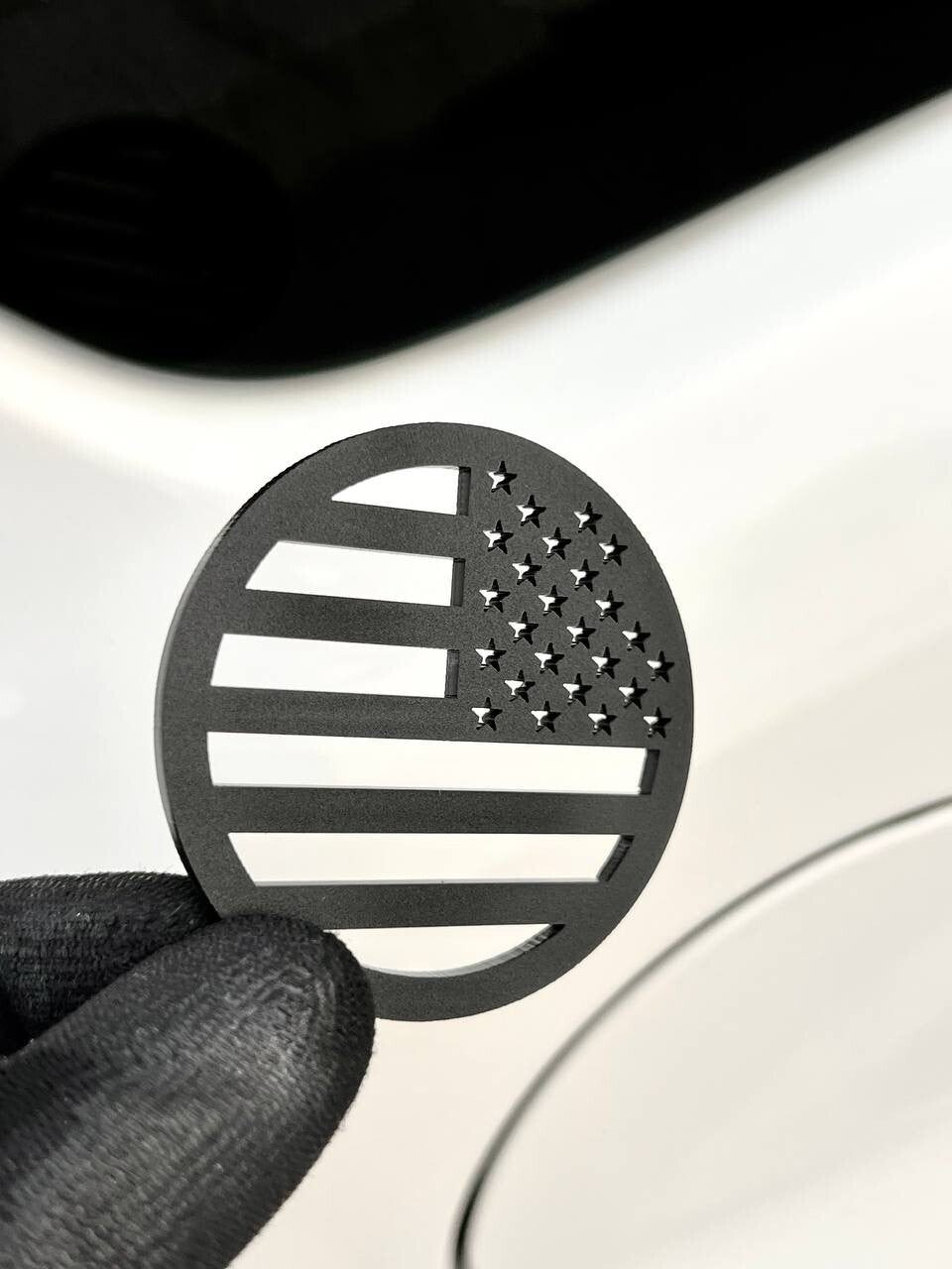 2pcs - American Flag 4x4 Fender Emblem Badge Jeep JK Wrangler XJ YJ TJ JL JT