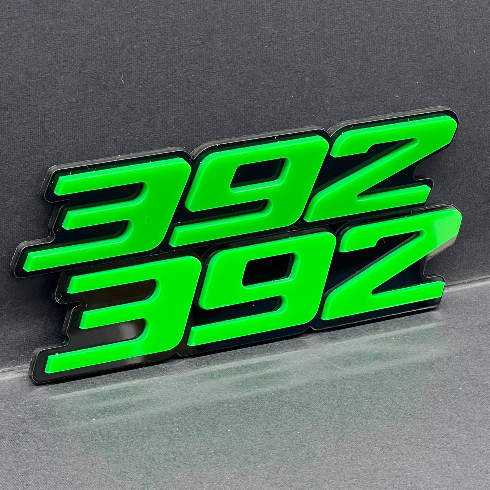 392 3D Emblems – Pair of Acrylic Side Fender Badges for Muscle Cars (2PCS)