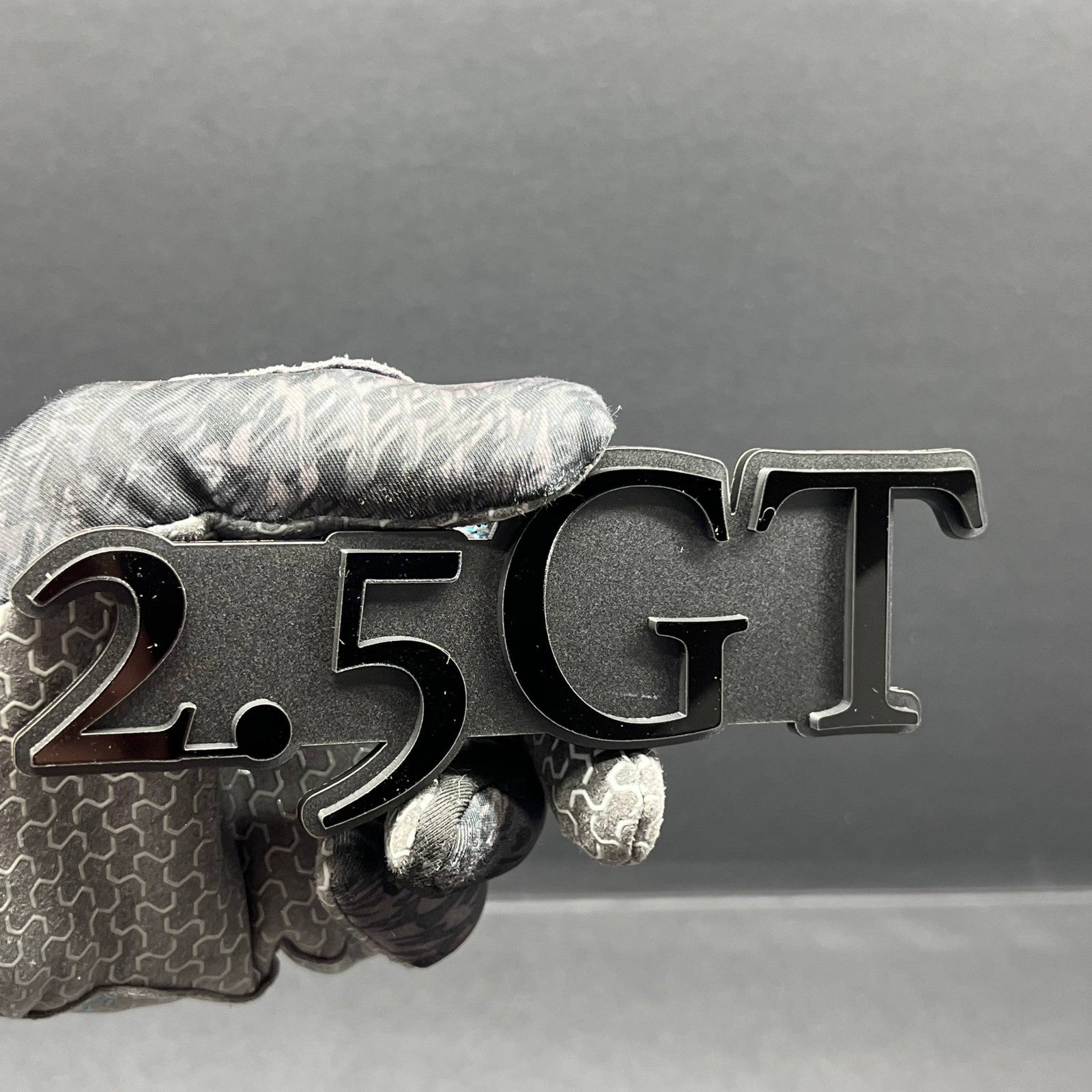 1PCS 2.5 GT Emblem – Custom 3D Multicolor Acrylic Car Exterior Badge
