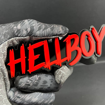 1PC HELLBOY 3D Emblem – Custom Fender or Tailgate Badge for Car, SUV, or Truck