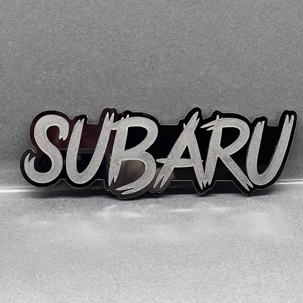 1pcs Subaru 3D Emblem – Multicolor Acrylic Car Badge Decal for Fender & Trunk