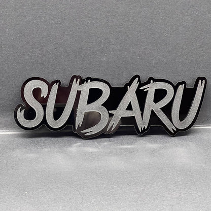 1pcs Subaru 3D Emblem – Multicolor Acrylic Car Badge Decal for Fender & Trunk