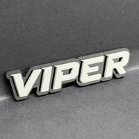 1PC VIPER Emblem – Acrylic Tailgate or Fender Badge for Car, SUV, Truck