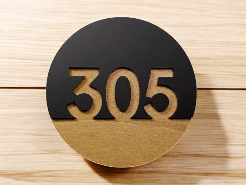 House Number Plaques Personalised Door Numbers Door Signs Custom Number Plate