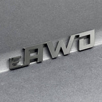 1pc e_AWD Rear Bumper Badge Emblem Logo