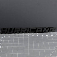 1PC HURRICANE 3D Multicolor Acrylic Emblem Badge for Car SUV or Truck