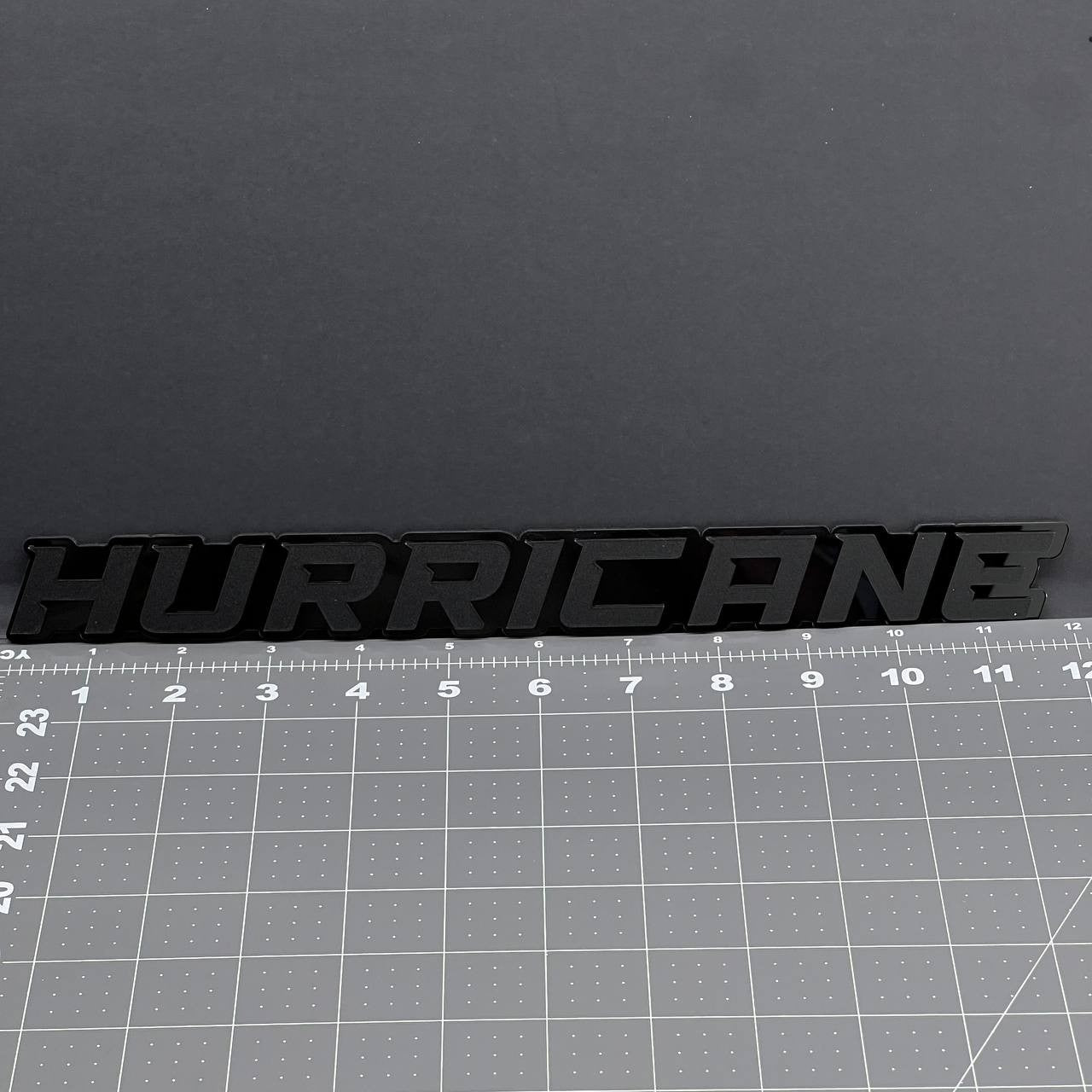1PC HURRICANE 3D Multicolor Acrylic Emblem Badge for Car SUV or Truck