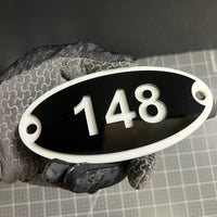 Custom 3D House Numbers – Modern Laser Cut Door Sign