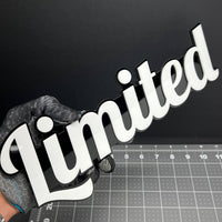 1PC LIMITED 3D Acrylic Emblem Badge for Car SUV or Truck – Fender/Tailgate