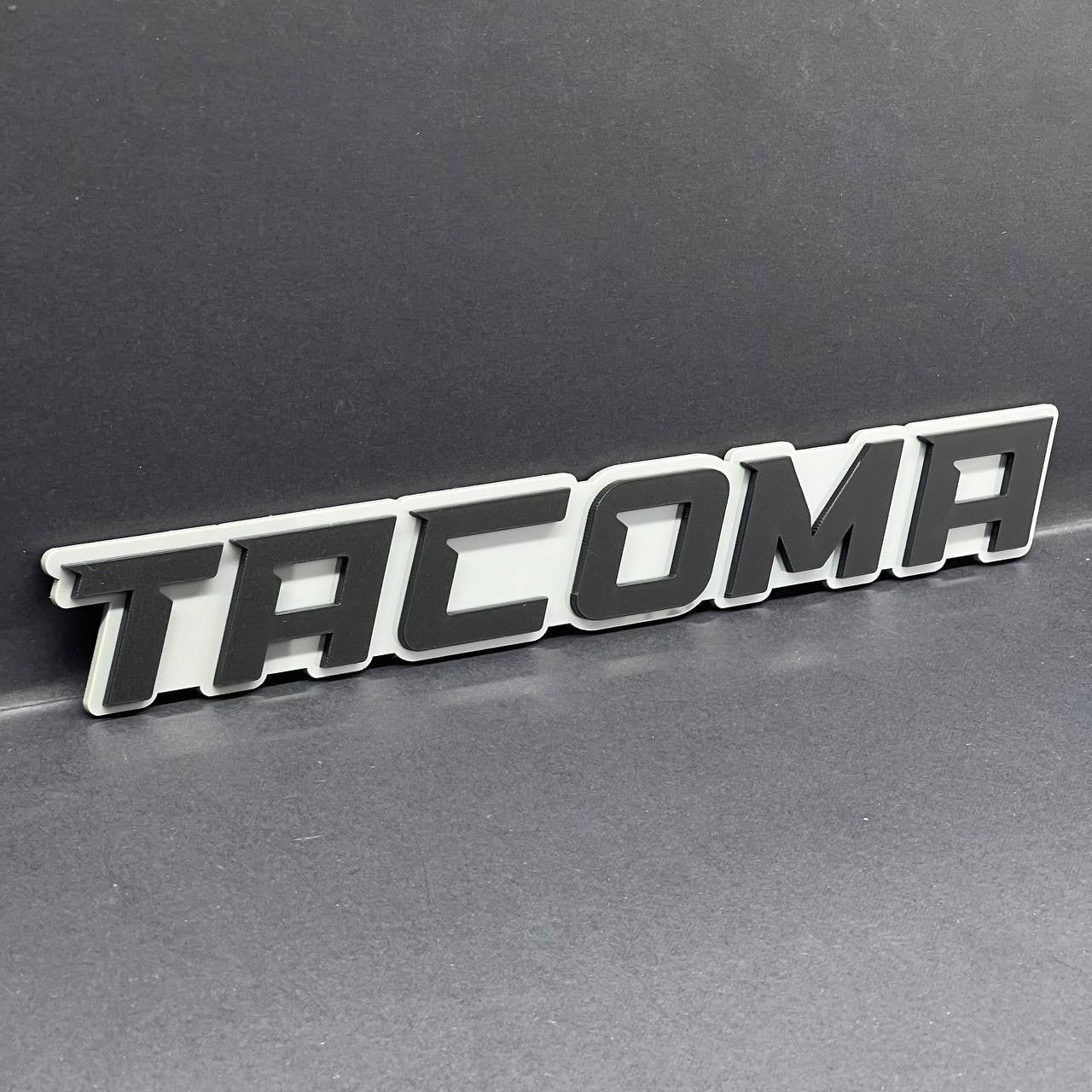 1PC Tacoma Emblem – 3D Custom Acrylic Car Tailgate Fender Badge Decal