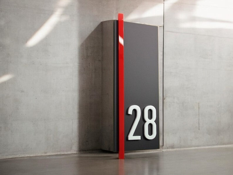 Personalized Outdoor Door Numbers Durable Custom Address Signs for Home
