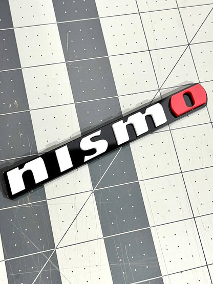 2pcs NISMO Emblem Car Side Fender Grill Trunk Badge Sticker Decal