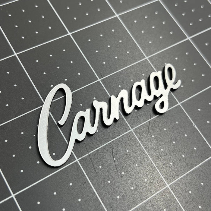 1PC CARNAGE Emblem – 3D Multicolor Acrylic Car & Truck Exterior Badge