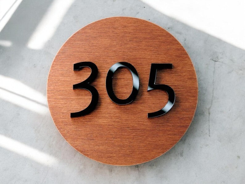 Personalized Home Address Sign house number Custom House Number Plaque