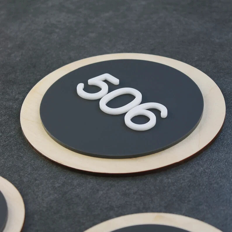 House Door Number Signs House Number Plaques Matt Personalised Address Plaques