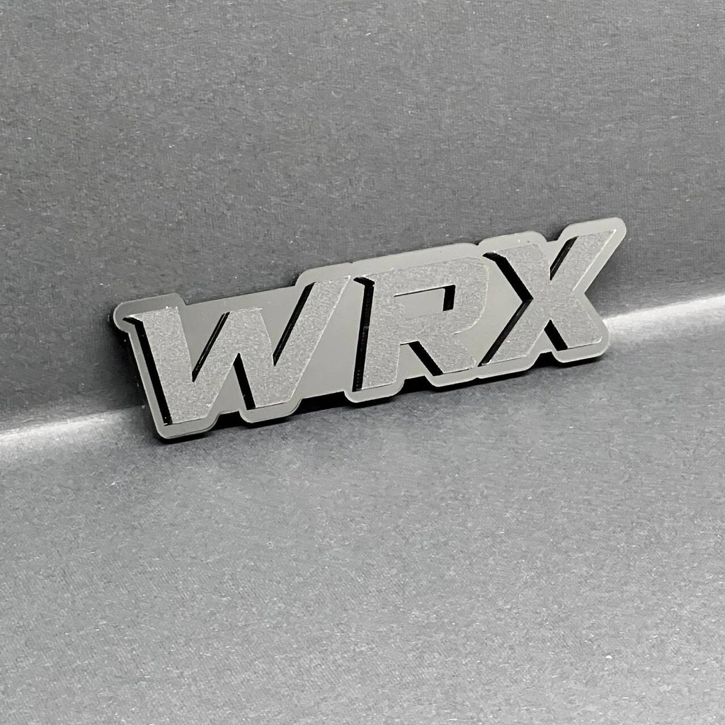 1pc WRX Black Black Mate Emblems WRX Side Fender Badge for WRX Emblem