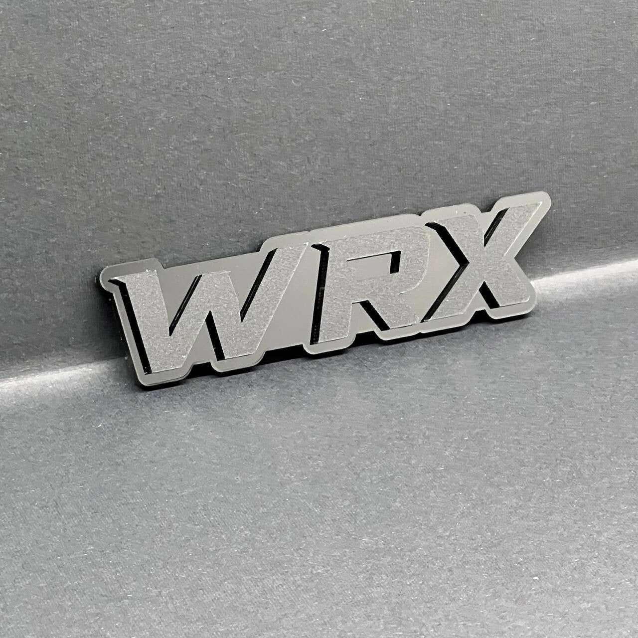 1pc WRX Black Black Mate Emblems WRX Side Fender Badge for WRX Emblem