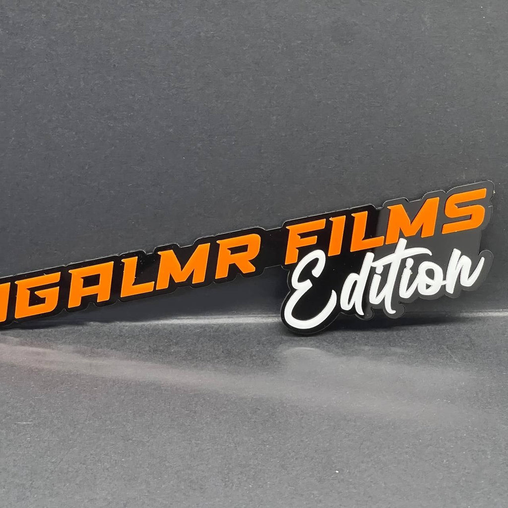 Custom Edition Emblem – 3D Multicolor Acrylic Car Badge Decal for Fender/Trunk