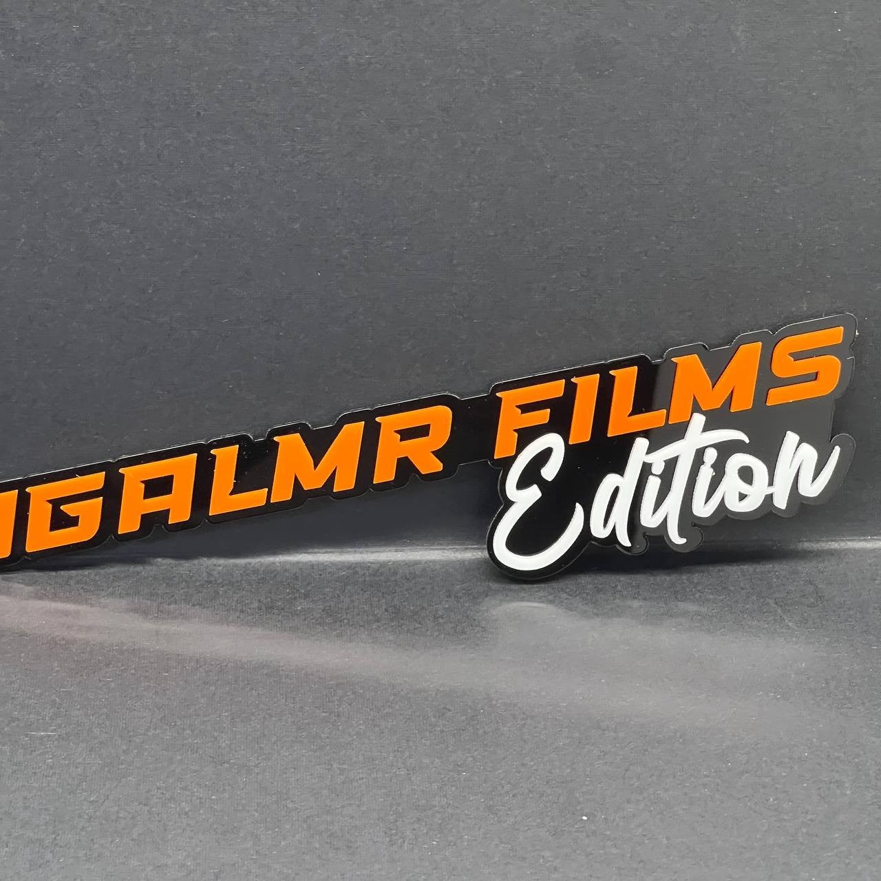 Custom Edition Emblem – 3D Multicolor Acrylic Car Badge Decal for Fender/Trunk