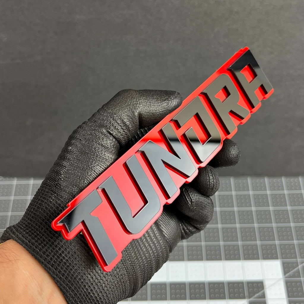 1PC TUNDRA Emblem – Multicolor 3D Acrylic Car & Truck Fender Badge