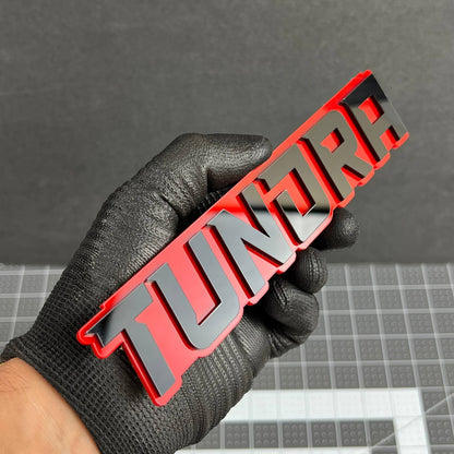 1PC TUNDRA Emblem – Multicolor 3D Acrylic Car & Truck Fender Badge