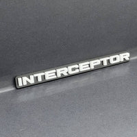 1PC INTERCEPTOR Emblem Custom Fender or Tailgate Badge for Car, SUV, or Truck