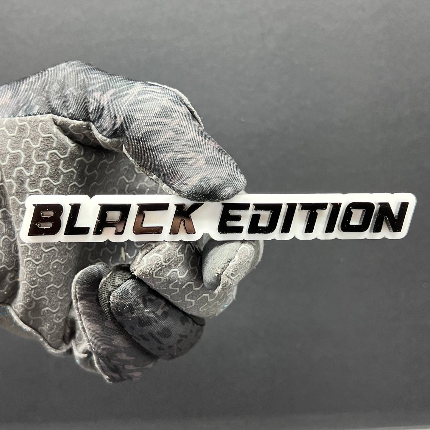 1PC Black Edition Emblem – Durable 3D Acrylic Car, Truck & SUV Badge