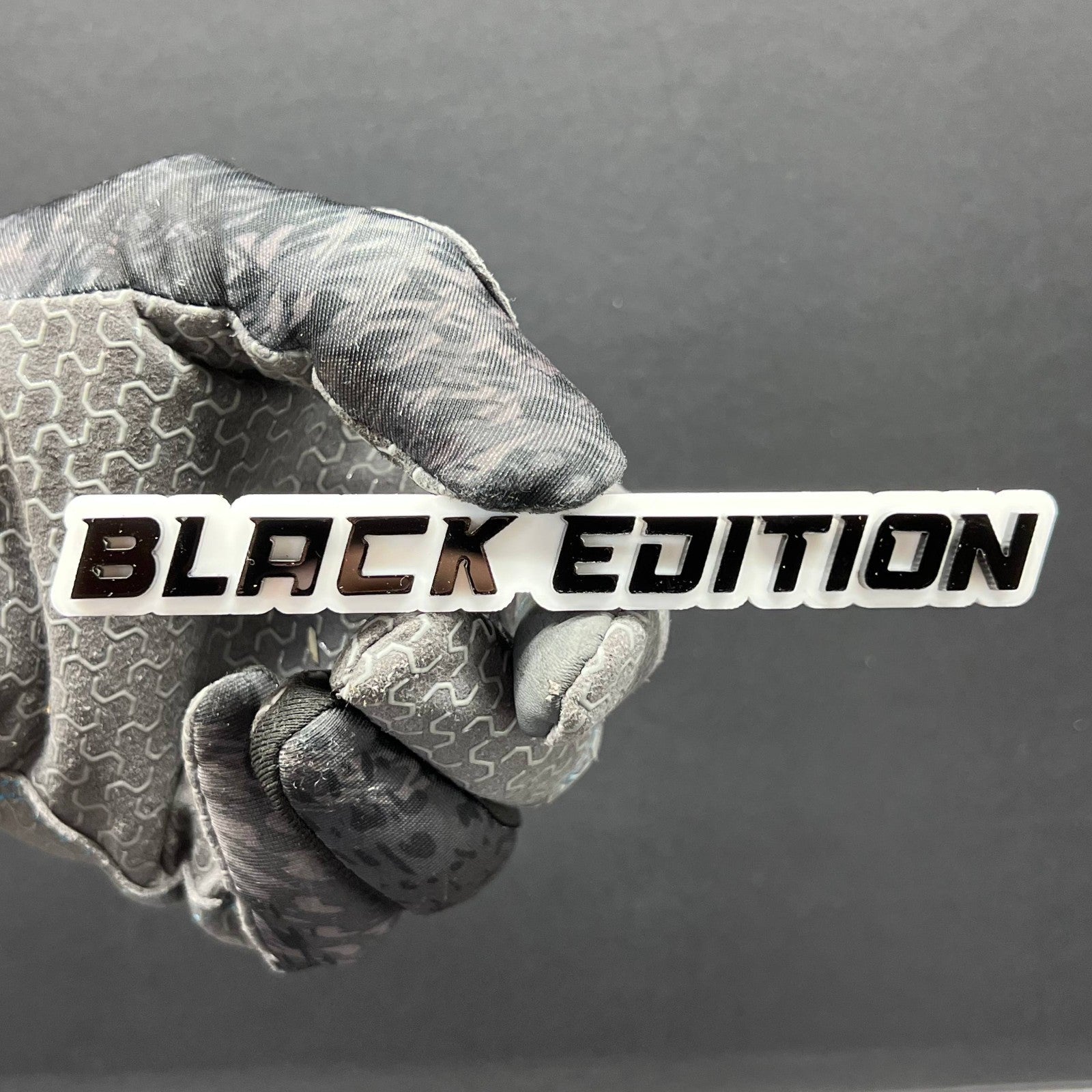 1PC Black Edition Emblem – Durable 3D Acrylic Car, Truck & SUV Badge