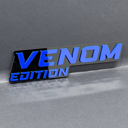 1PCS Venom Edition Emblem – 3D Car Badge Decal Sticker Multicolor Custom Look