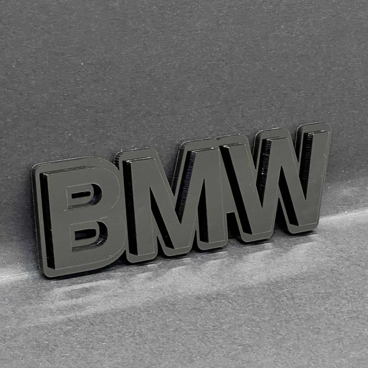 1PC BMW 3D Lettering Emblem – Exterior Badge Decal for Trunk, Fender, or Door