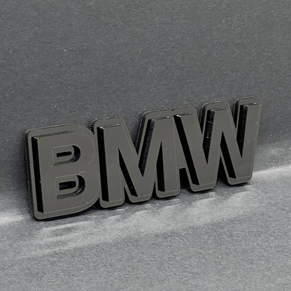 1PC BMW 3D Lettering Emblem – Exterior Badge Decal for Trunk, Fender, or Door