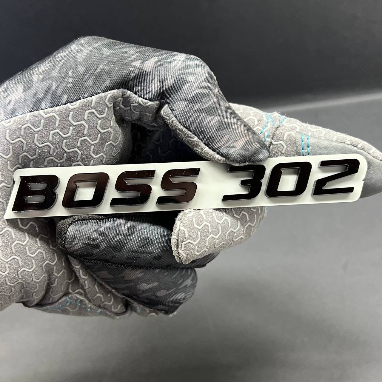 BOSS 302 Multicolor Emblems –  BOSS 302 Fender Badges (Set of 2) for 302 Emblem