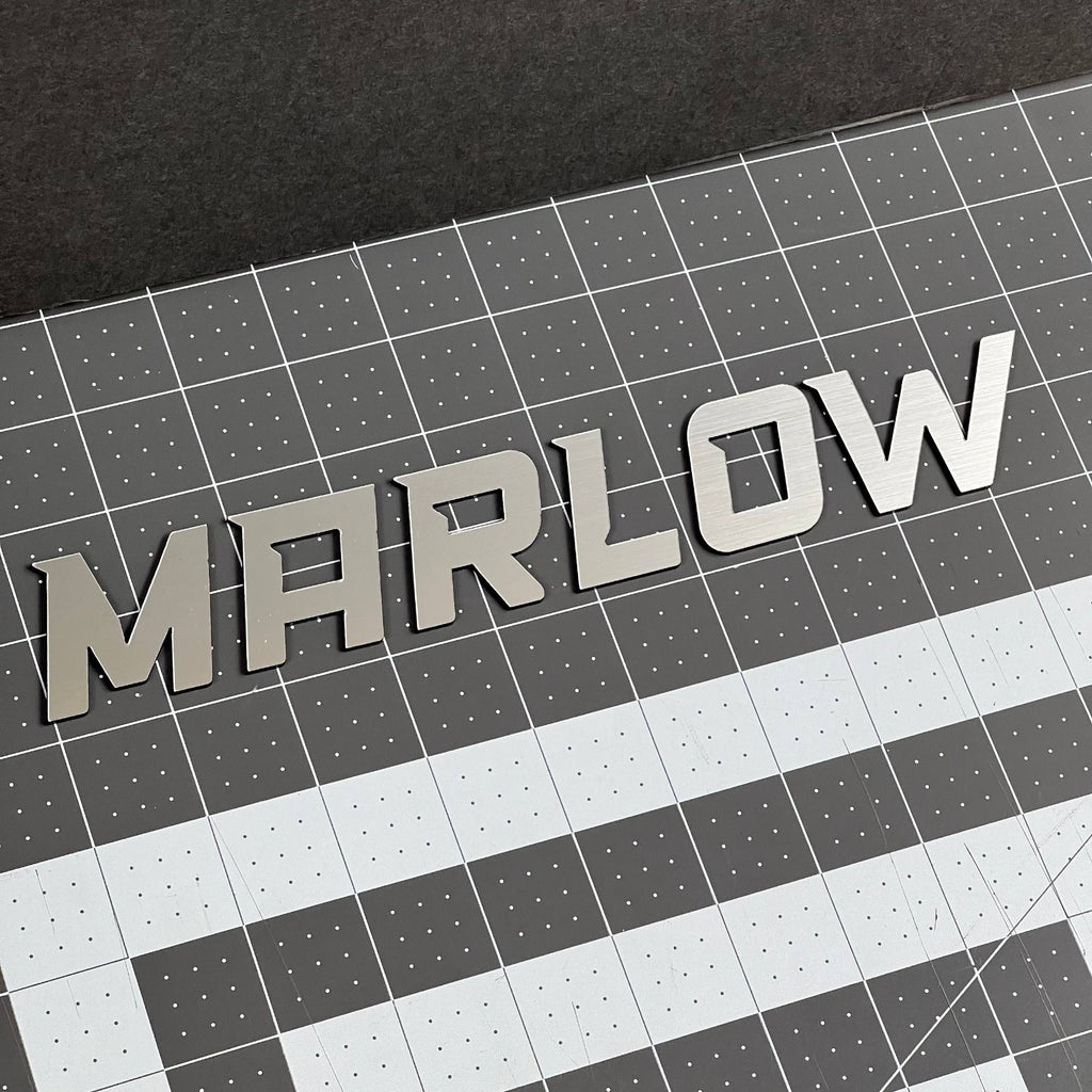 1PC MARLOW Emblem – 3D Multicolor Acrylic Car Badge Decal Sticker