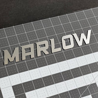 1PC MARLOW Emblem – 3D Multicolor Acrylic Car Badge Decal Sticker