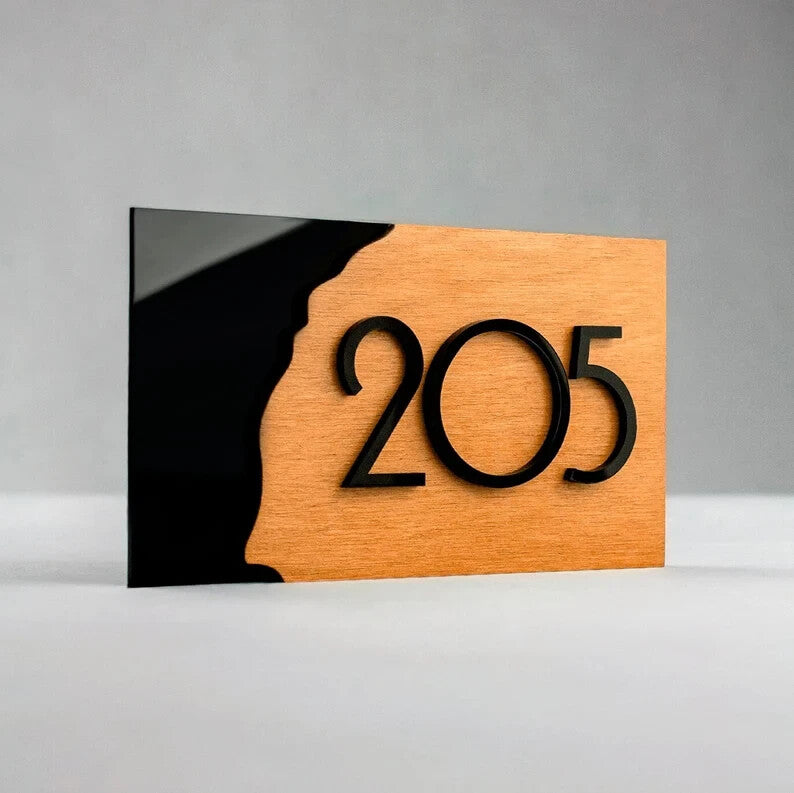 House Number Plaques Personalised Door Numbers Door Signs Custom Number Plate