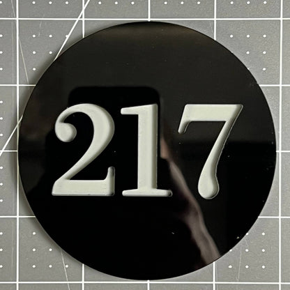 Door Numbers & Signs – Personalized Custom House Number Plaques