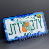 WHITE LIGHTING License Plate Frame Cover – Car Tag Frame for Truck SUV Car