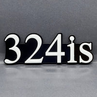 1pcs 324is 3D Emblem – Custom Acrylic Fender & Tailgate Badge for BMW Cars