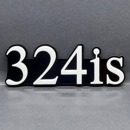 1pcs 324is 3D Emblem – Custom Acrylic Fender & Tailgate Badge for BMW Cars