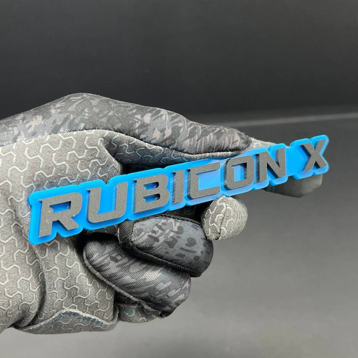 1PC Rubicon X Mate Emblem Custom Fender or Tailgate Badge for Car, SUV, or Truck