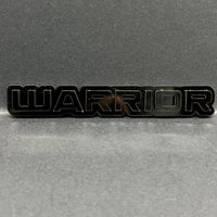 1PC Warrior Logo Emblem Custom Acrylic 3D Car Badge Decal for SUV Truck, Fender