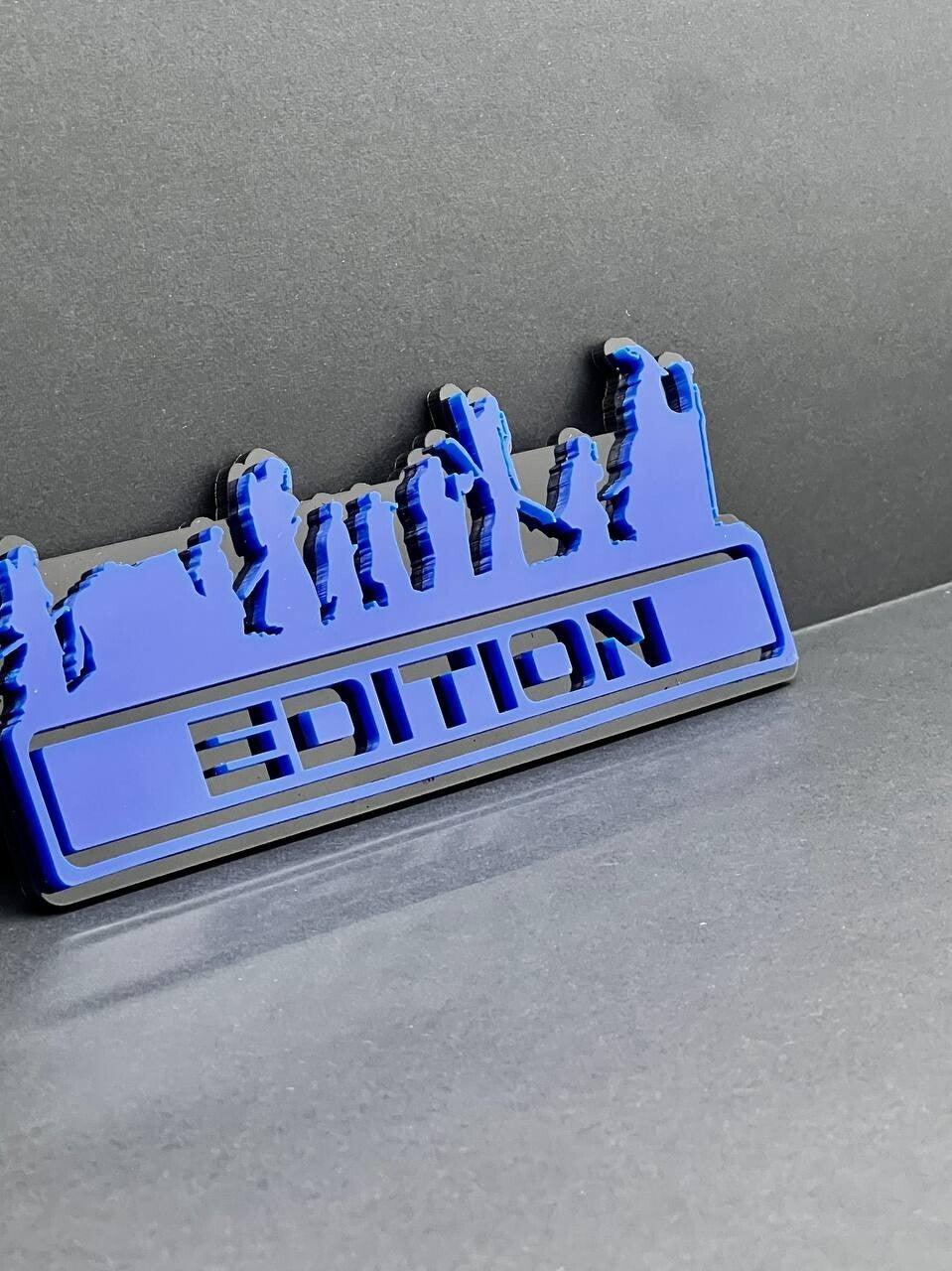 1PC LOTR Blue Edition Emblem Car Badges Badass 3D Sticker LOTR  Decal Multicolor