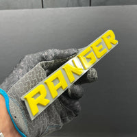 1PC RANGER Emblem – Durable 3D Acrylic Custom Car & Truck Decal