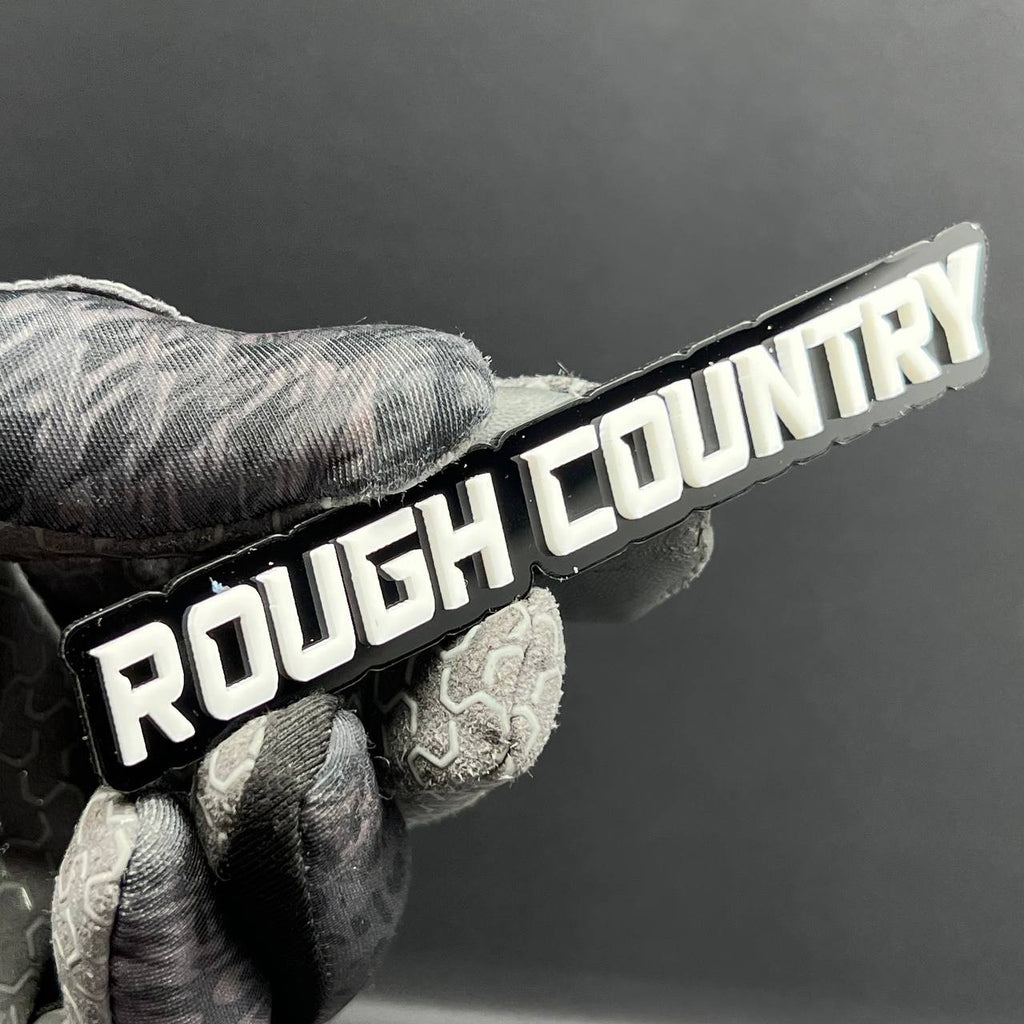 ROUGH COUNTRY 3D Emblem – Multicolor Acrylic Badge for Car, Truck & SUV  1pcs