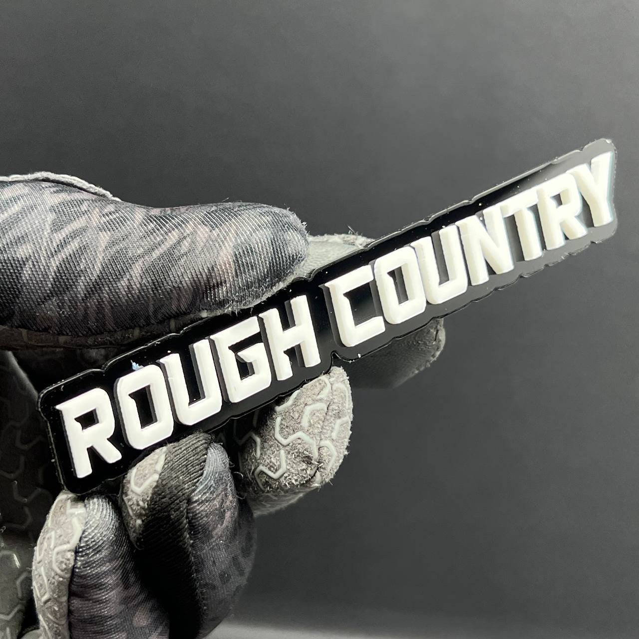 ROUGH COUNTRY 3D Emblem – Multicolor Acrylic Badge for Car, Truck & SUV  1pcs