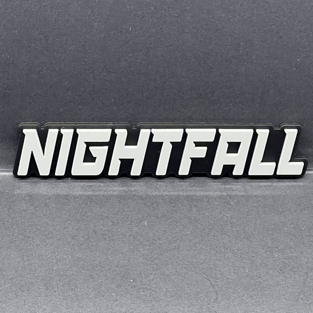 1PCS NIGHTFALL Emblem – Custom 3D Multicolor Acrylic Car Exterior Badge
