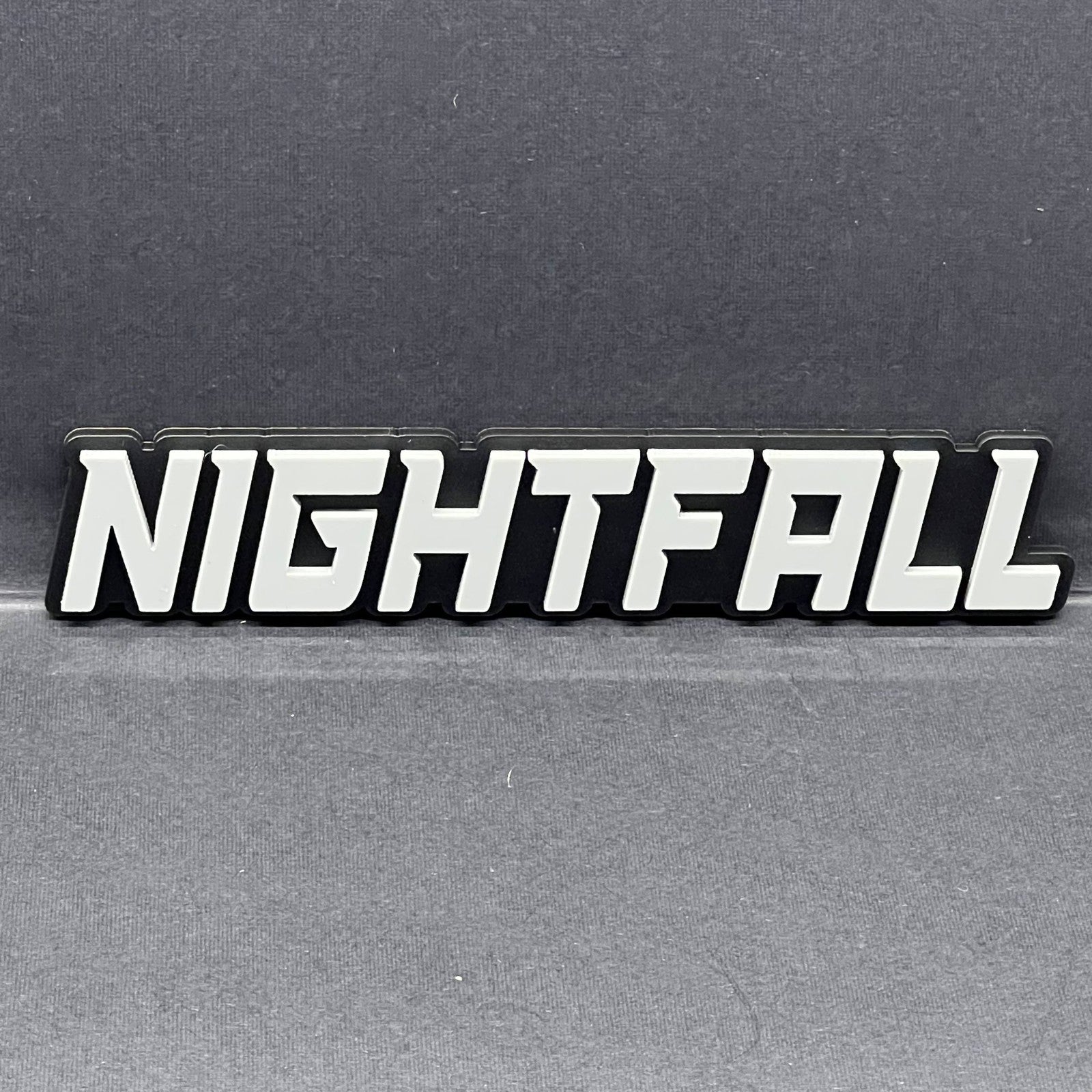 1PCS NIGHTFALL Emblem – Custom 3D Multicolor Acrylic Car Exterior Badge
