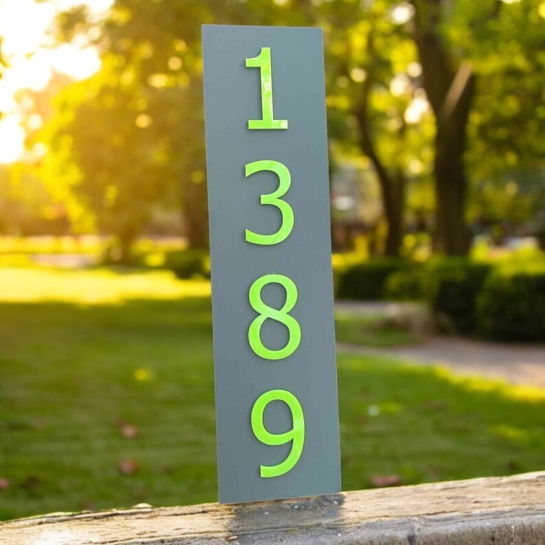 Personalized Home Address Sign house number Custom House Number Plaque
